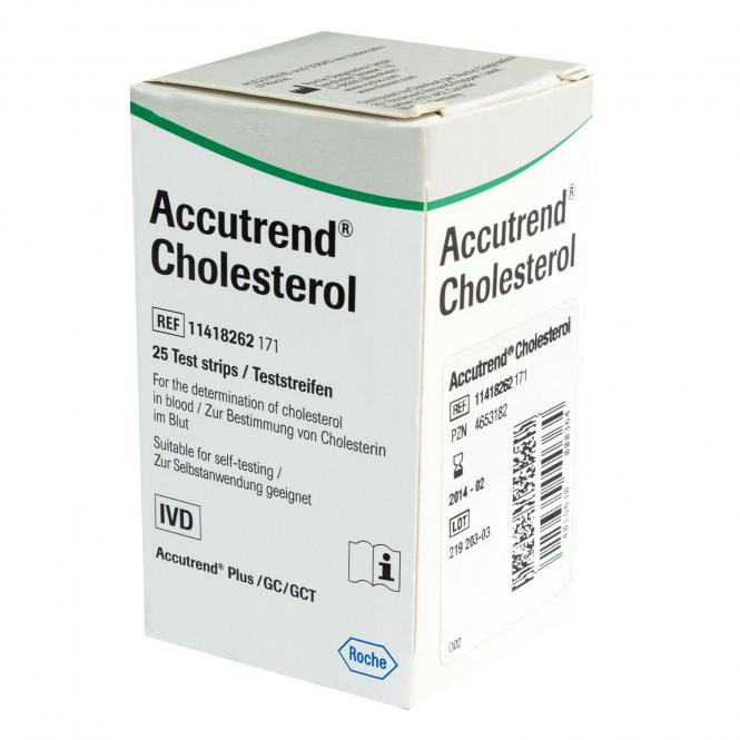 Тест-полоски Accutrend Холестерин (5 шт.)